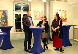 Ausstellung mit Bildern von Susanne Feldt eröffnet